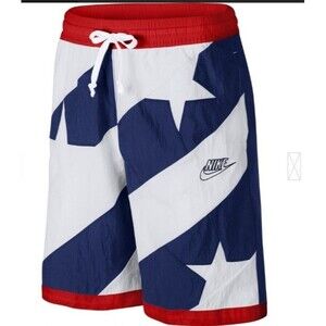 Nike Basketball Throwback Shorts in Stars & Stripes Print